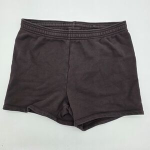 SKIMS Charcoal Outdoor Fleece Shorts Large